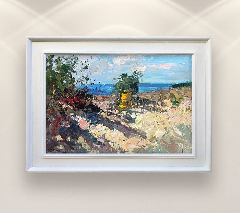 Original Impressionism Beach Paintings by Agostino Veroni