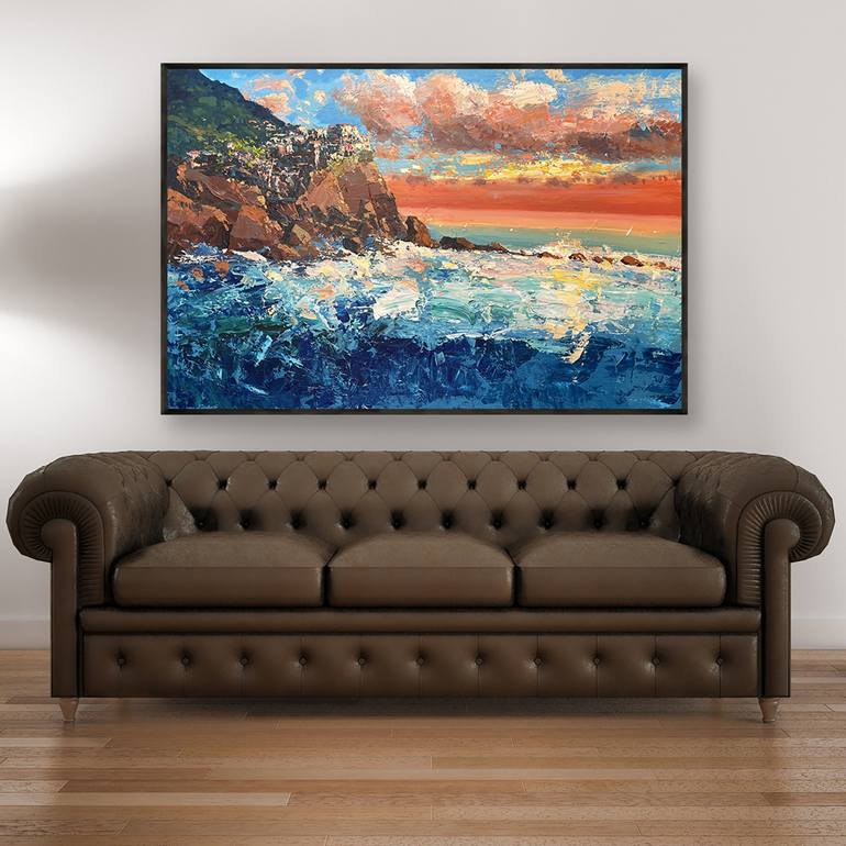 Original Impressionism Landscape Paintings by Agostino Veroni