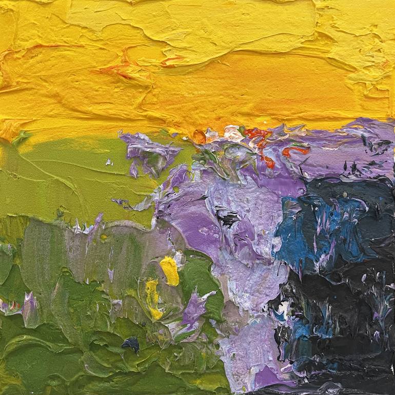Original Abstract Landscape Paintings by Agostino Veroni
