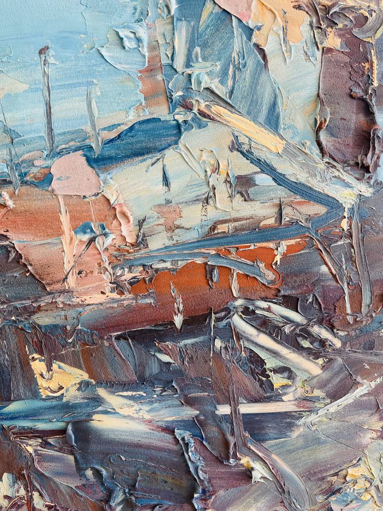 Original Impressionism Seascape Painting by Agostino Veroni