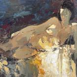 Nude Female Oil Painting - Modern Artistic Nude Art by Agostino Veroni
