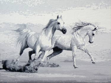 Original Fine Art Horse Paintings by Gail Troth