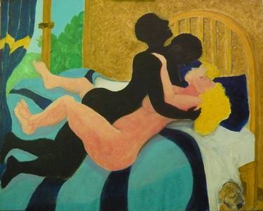 Print of Pop Art Erotic Paintings by Bernard Moutin