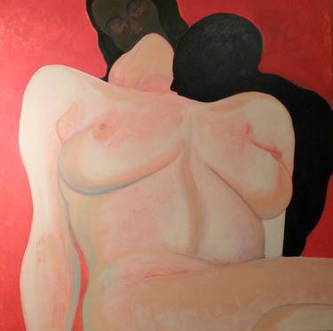 Original Pop Art Erotic Paintings by Bernard Moutin