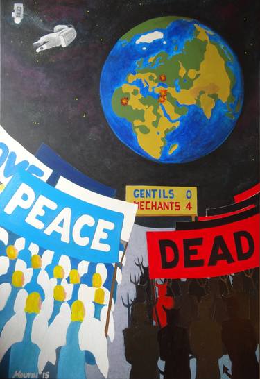 Print of Conceptual Political Paintings by Bernard Moutin