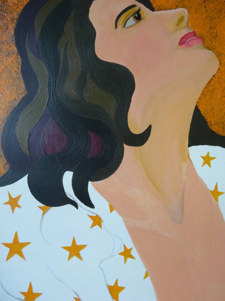 Original Figurative Erotic Painting by Bernard Moutin