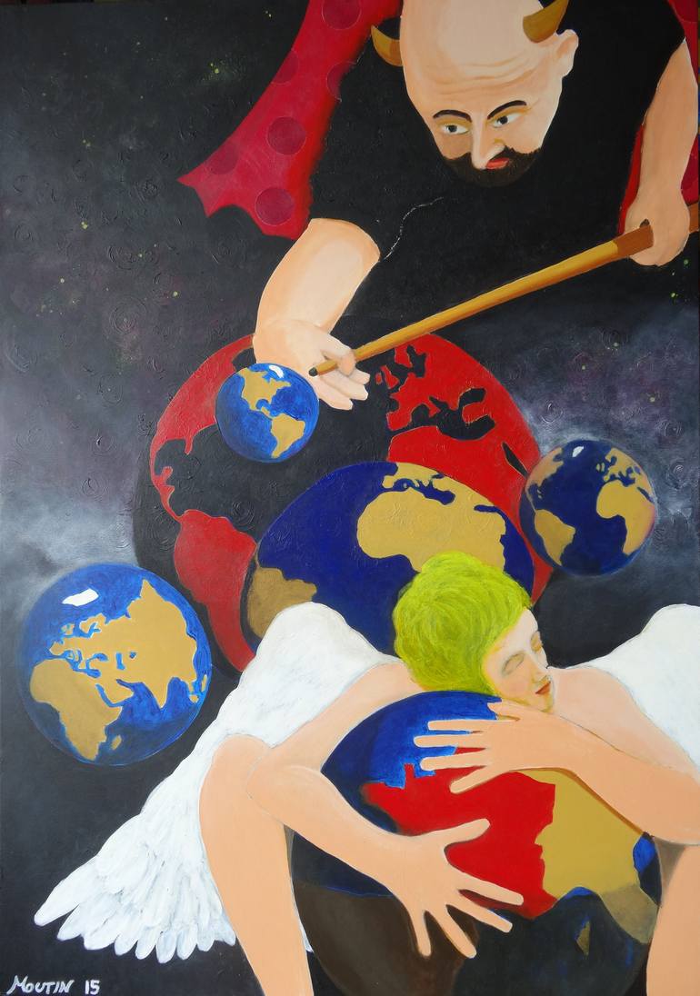 Print of Figurative Fantasy Paintings by Bernard Moutin
