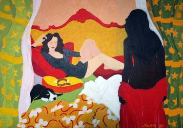 Original Erotic Paintings by Bernard Moutin