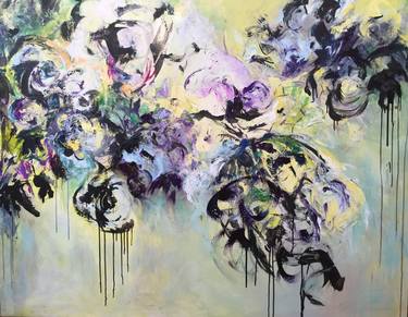 Original Abstract Expressionism Abstract Paintings by Julliette Tehrani