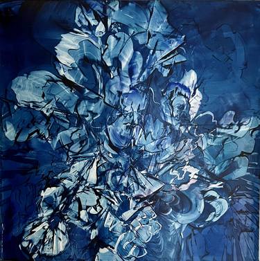 Original Abstract Expressionism Floral Paintings by Julliette Tehrani