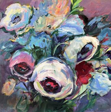 Print of Floral Paintings by Julliette Tehrani