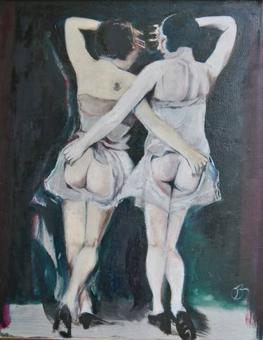 Original Figurative Love Paintings by Natalie Bennett