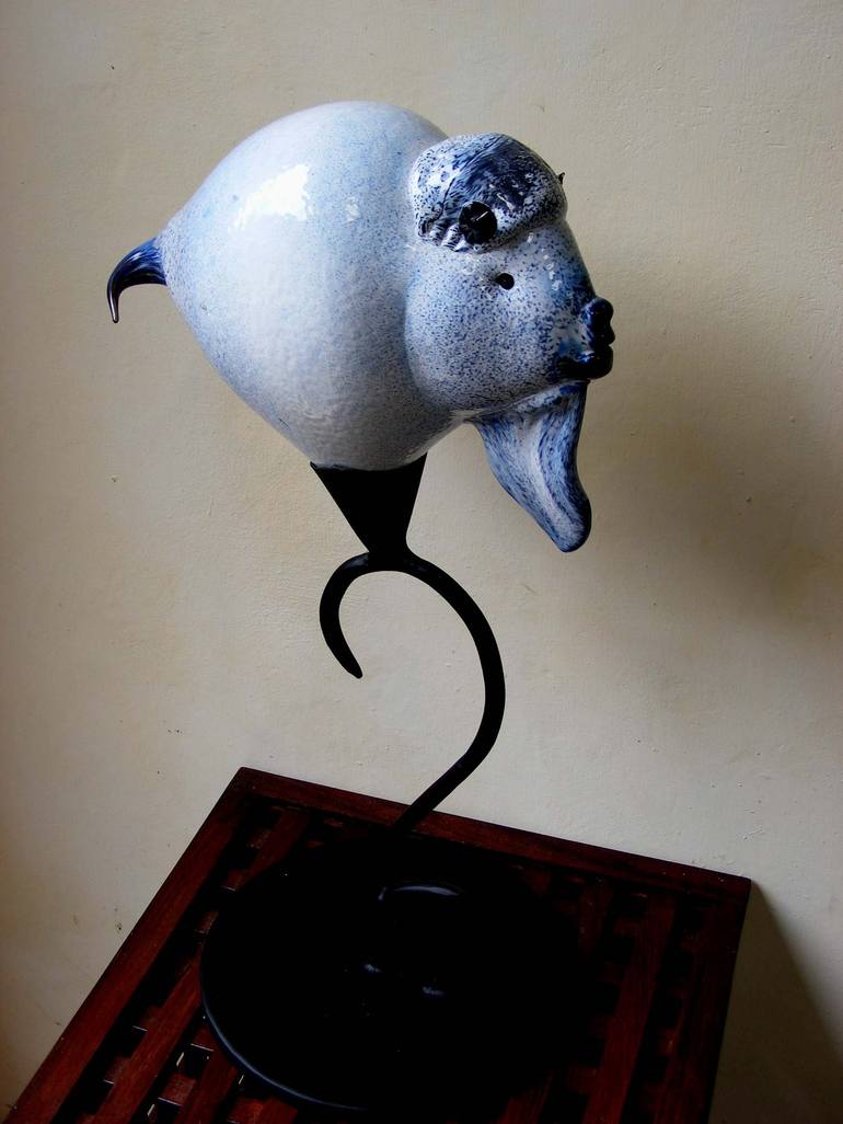 Original Figurative Animal Sculpture by Ron Seivertson