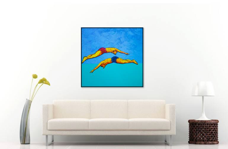 Original Figurative People Painting by Beddru The Sicilian