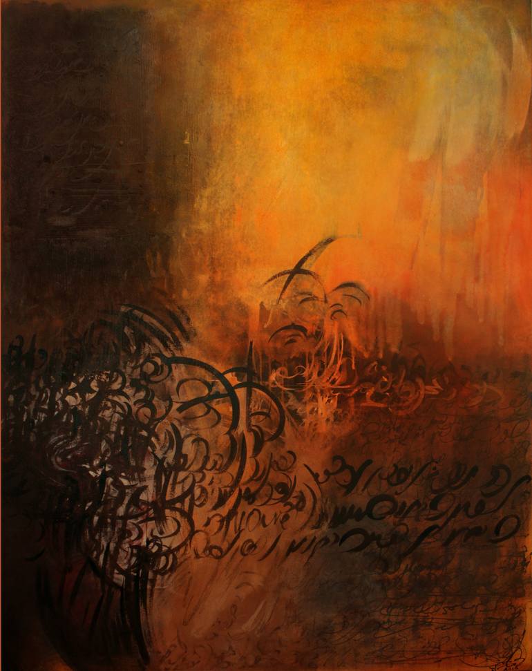Print of Abstract Paintings by Mahi Chafik-Idrissi