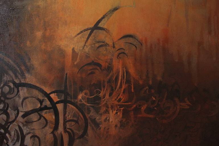 Original Abstract Painting by Mahi Chafik-Idrissi
