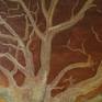 It is a surreal vision of a universal meeting under the sacred tree.