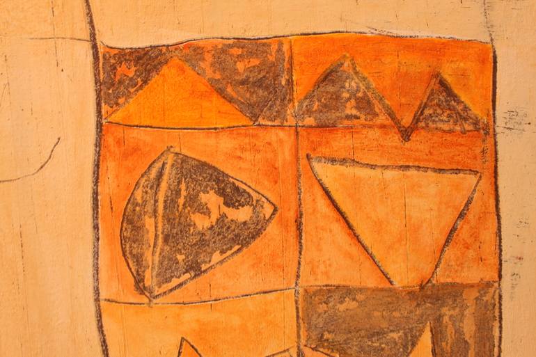 Original Abstract Expressionism Abstract Painting by Mahi Chafik-Idrissi