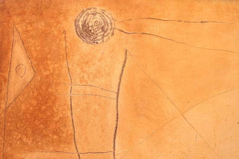 Original Abstract Expressionism Abstract Painting by Mahi Chafik-Idrissi