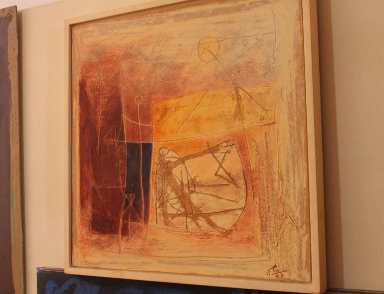 Original Abstract Painting by Mahi Chafik-Idrissi