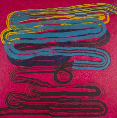 Original Abstract Painting by Gordon Fearey