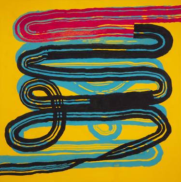 Original Abstract Painting by Gordon Fearey
