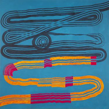Original Abstract Painting by Gordon Fearey