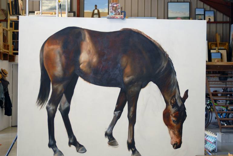 Original Horse Painting by Chris Stevens