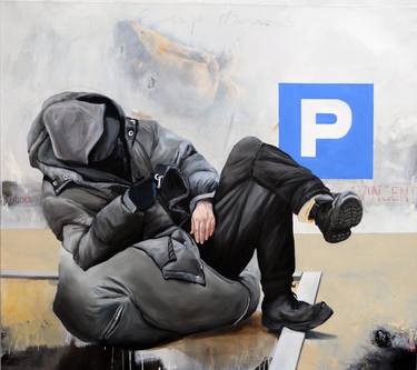 Original Figurative People Paintings by Chris Stevens