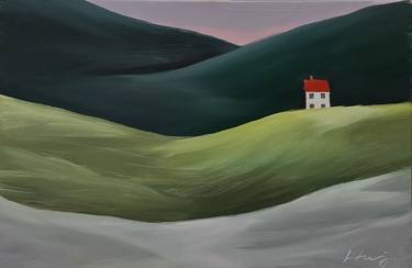 Original Classicism Landscape Painting by Hye-Jeon Kim