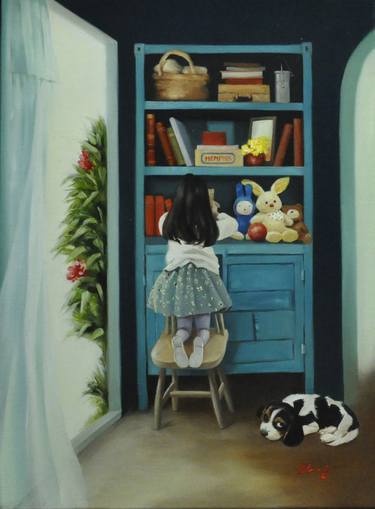 Original Fine Art Children Paintings by Hye-jeon Kim
