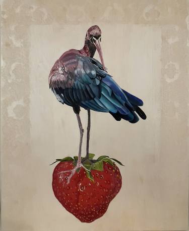 Original Surrealism Animal Paintings by Jette van der Lende