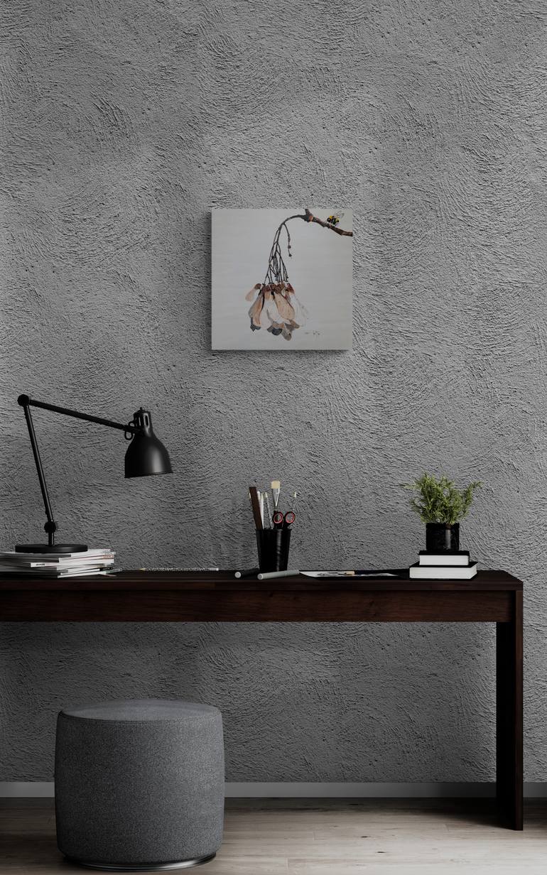 Original Contemporary Botanic Painting by Jette Van Der Lende