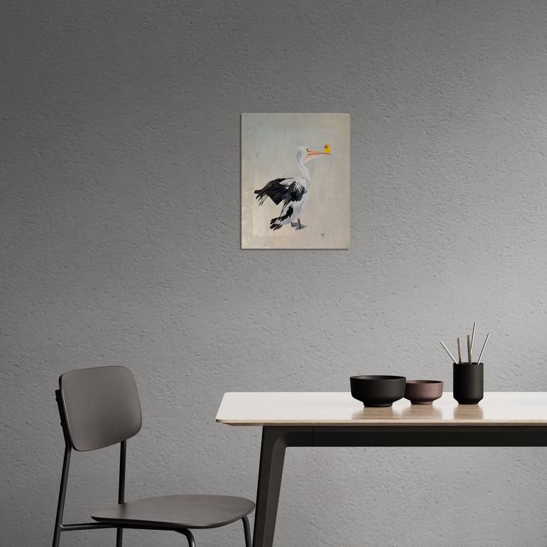 Original Expressionism Animal Painting by Jette Van Der Lende