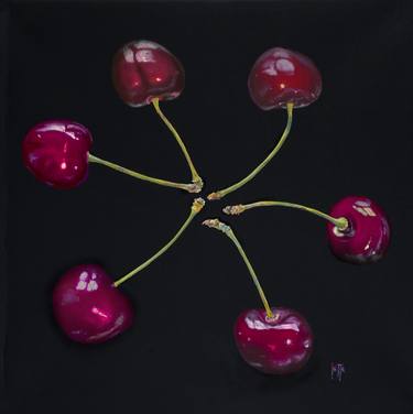 Original Figurative Food Paintings by Jette van der Lende