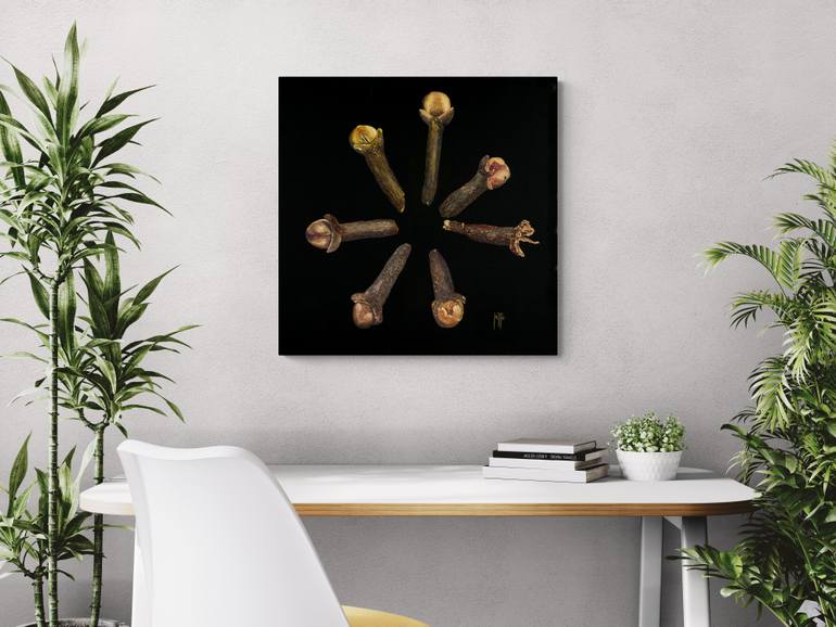 Original Figurative Floral Painting by Jette Van Der Lende