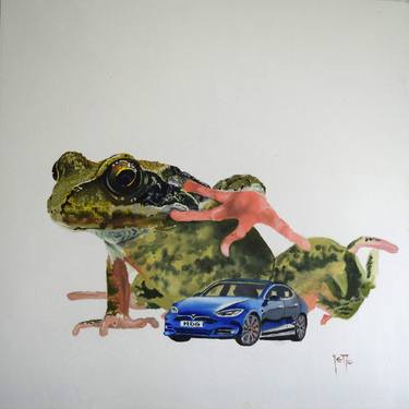 Print of Fine Art Humor Paintings by Jette van der Lende