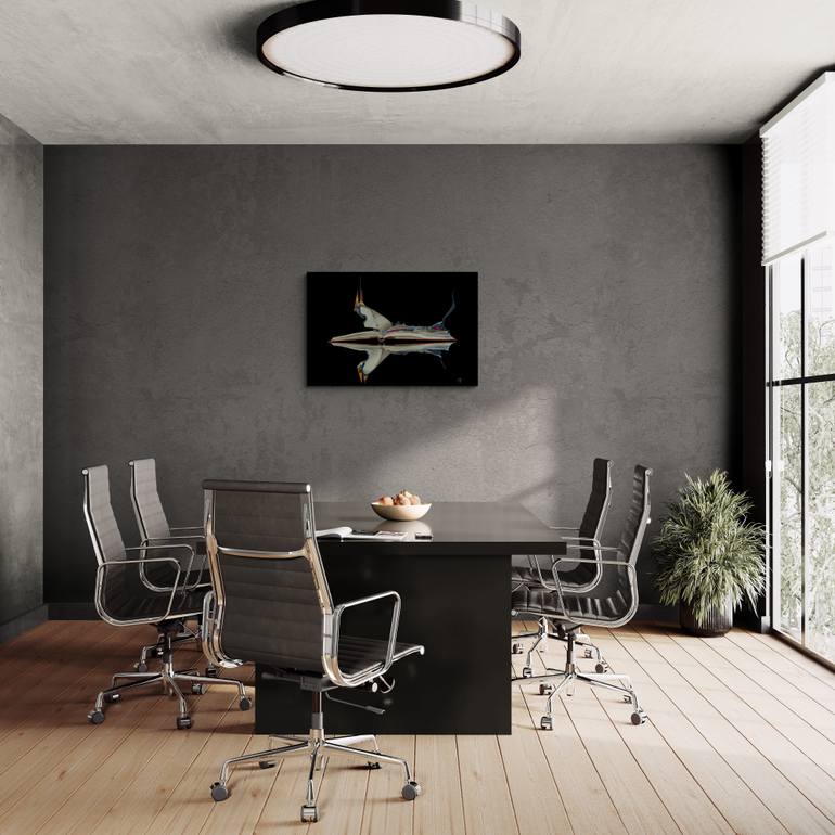 Original Minimalism Politics Painting by Jette Van Der Lende