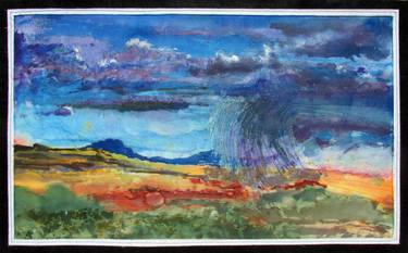 Print of Expressionism Landscape Collage by MaryAnn Ead