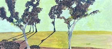 Original Impressionism Landscape Paintings by rebecca de figueiredo