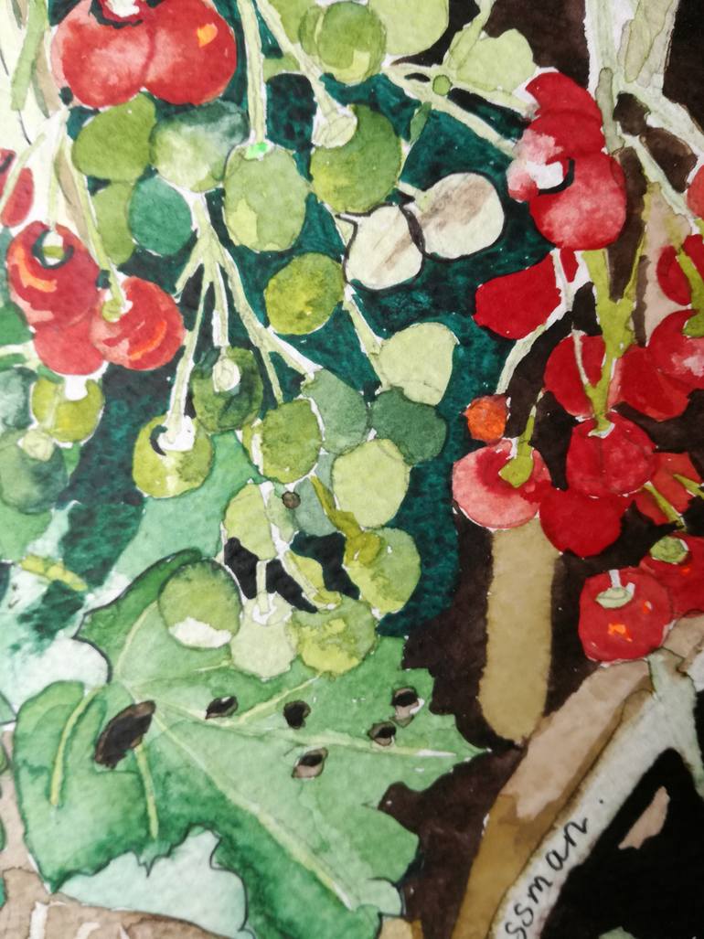 Original Impressionism Nature Painting by Rebecca De Figueiredo