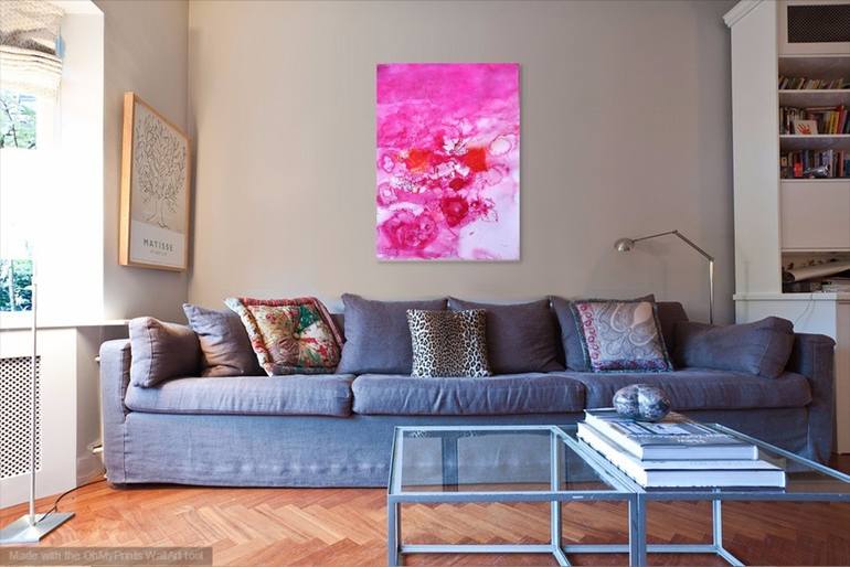 Original Expressionism Abstract Painting by rebecca de figueiredo