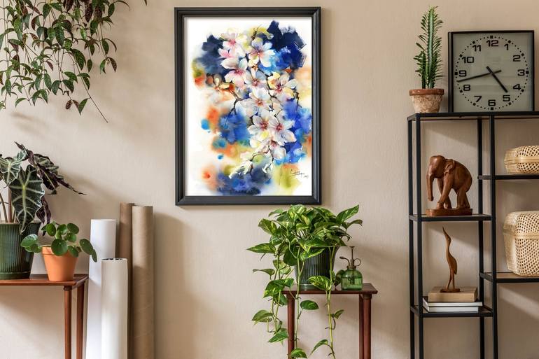 Original Impressionism Floral Painting by Sophie Rodionov