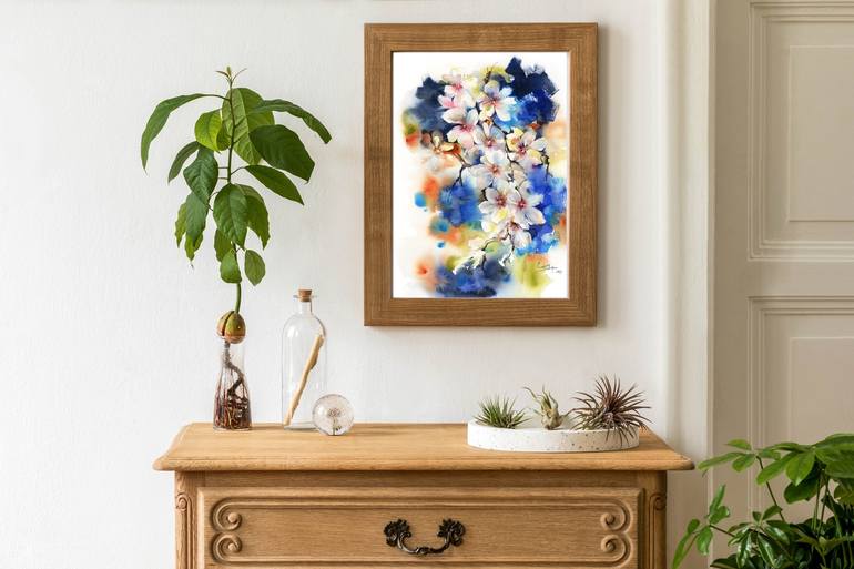 Original Floral Painting by Sophie Rodionov