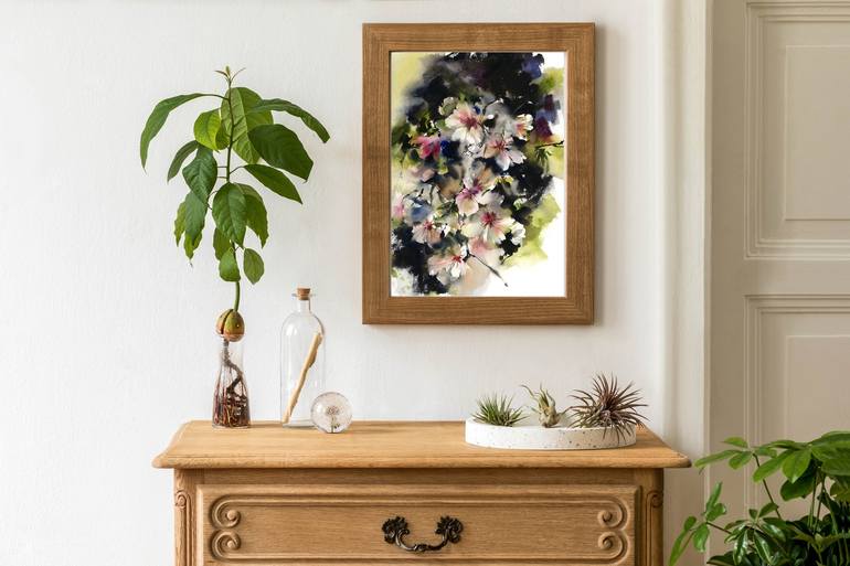 Original Floral Painting by Sophie Rodionov