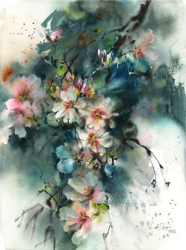 Original Impressionism Floral Paintings by Sophie Rodionov