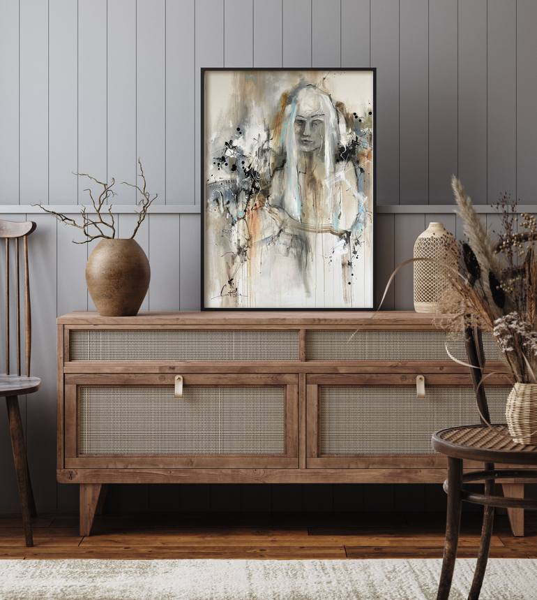 Original Abstract Expressionism Abstract Painting by Sophie Rodionov