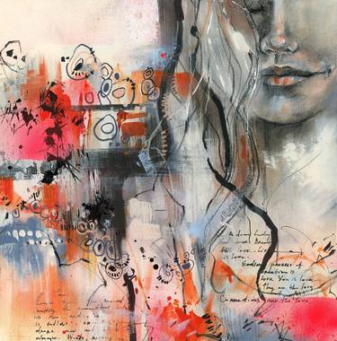 Original Abstract Portrait Paintings by Sophie Rodionov
