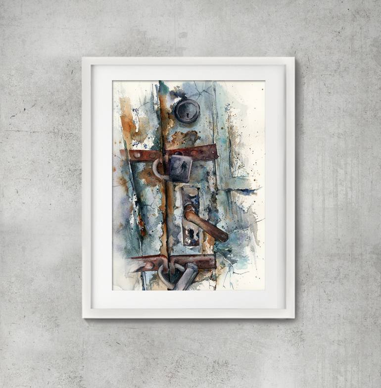 Original Architecture Painting by Sophie Rodionov