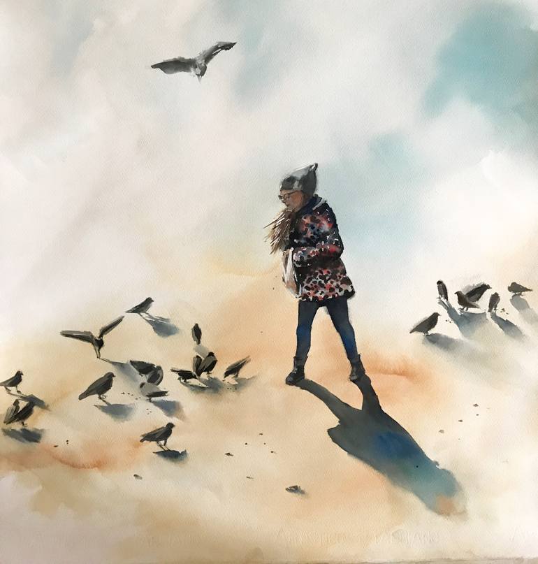 Original Impressionism Other Painting by Sophie Rodionov